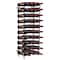 Sorbus Black 40-Bottle Freestanding Metal Wine Rack